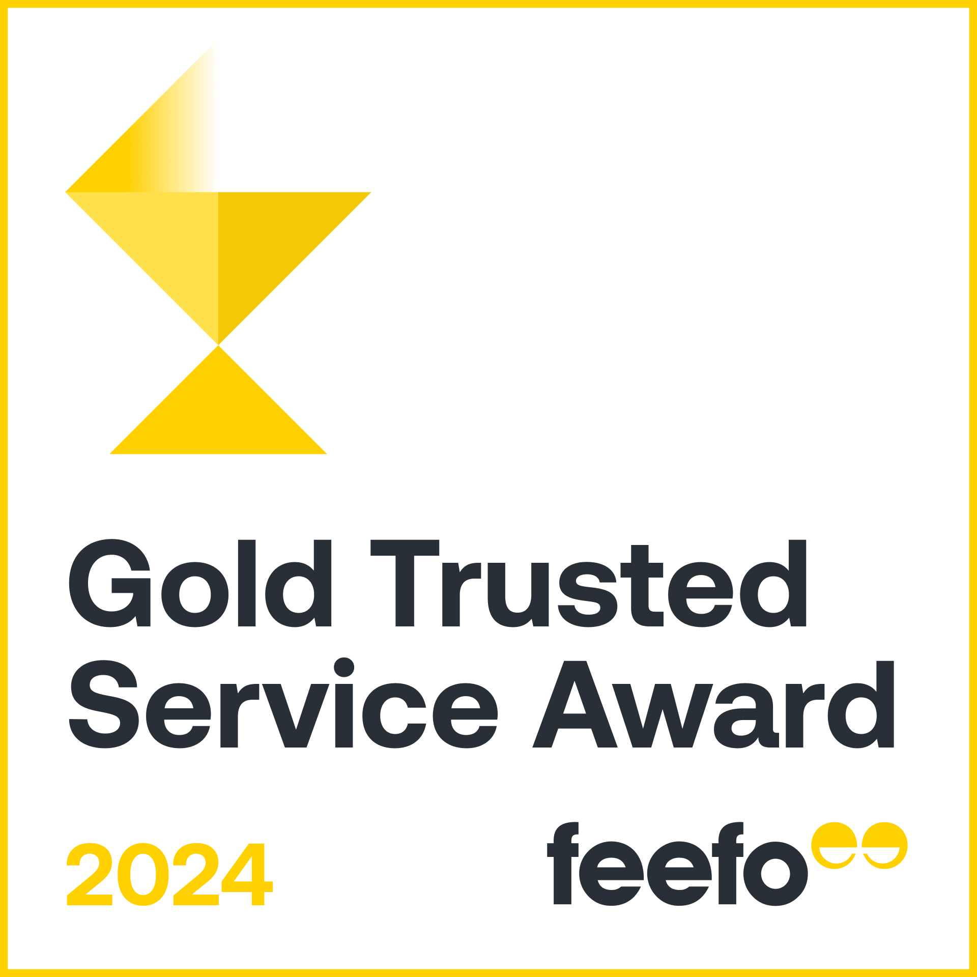 Gold Trusted Service Award 2024